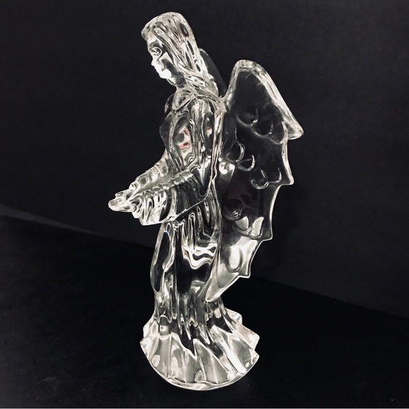 Waterford Crystal ANGEL OF HOPE 7.5” 136395 Open Hands Vintage 1980s - Picture 6 of 14